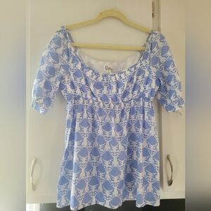 Lilly Pullitzer Blue Crab top